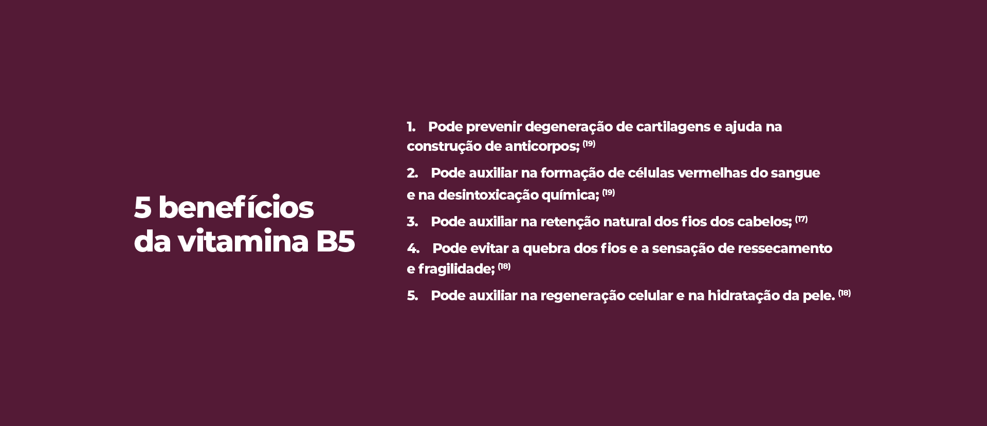 5 benefícios da vitamina B5