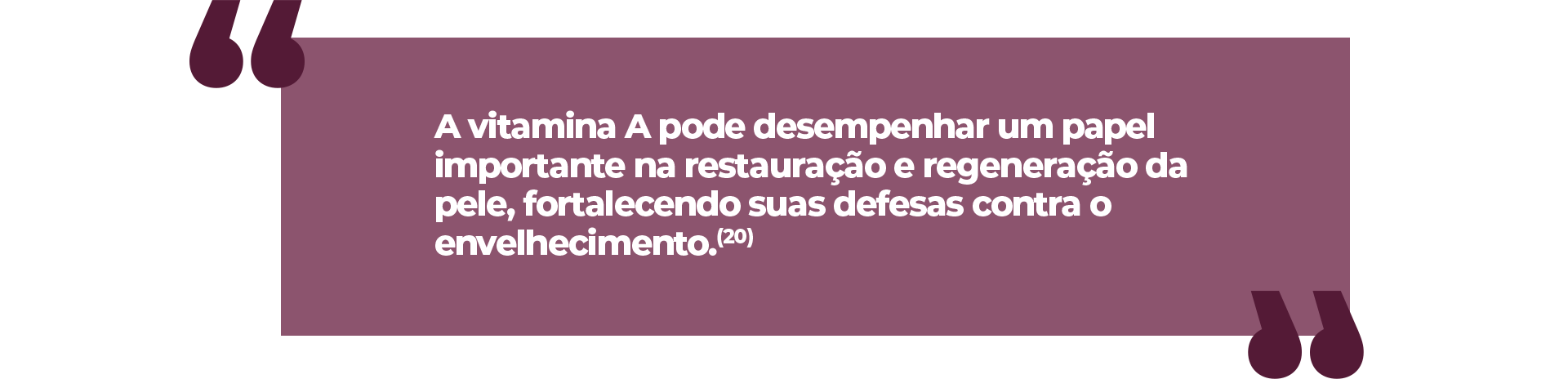 A vitamina A pode desempenhar um papel importante na restauração e regeneração da pele, fortalecendo suas defesas contra o envelhecimento.